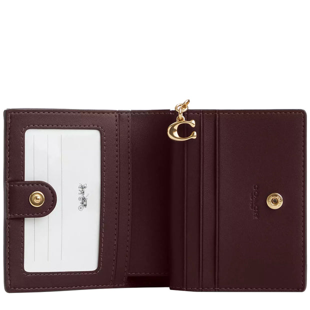 Buy Coach Snap Wallet in Novelty Leather in Merlot C6092 Online in Singapore | PinkOrchard.com