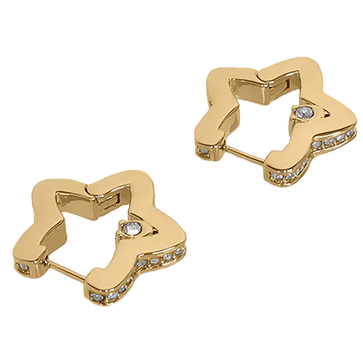 Buy Coach Star Hoop Earrings in Gold CY097 Online in Singapore | PinkOrchard.com