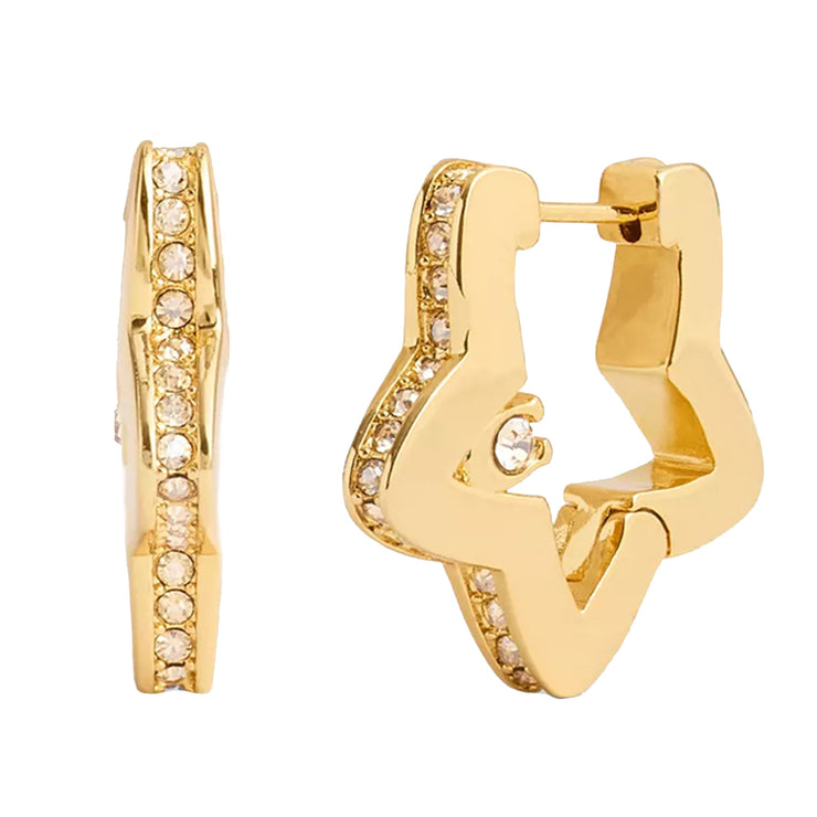 Buy Coach Star Hoop Earrings in Gold CY097 Online in Singapore | PinkOrchard.com