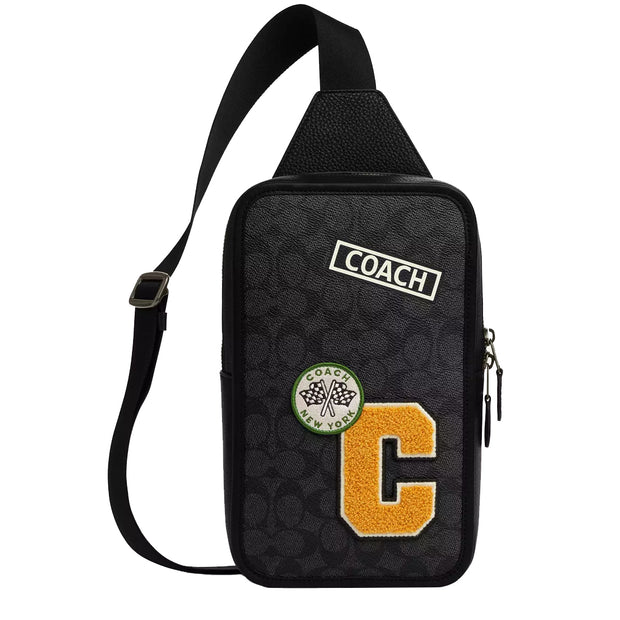 Buy Coach Sullivan Pack Bag In Signature Canvas With Patches in Charcoal Multi CY820 Online in Singapore | PinkOrchard.com