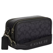 Buy Coach Wyatt Crossbody Bag In Signature Canvas in Charcoal/ Black CW365 Online in Singapore | PinkOrchard.com