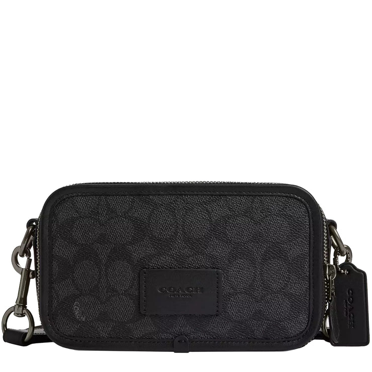 Buy Coach Wyatt Crossbody Bag In Signature Canvas in Charcoal/ Black CW365 Online in Singapore | PinkOrchard.com