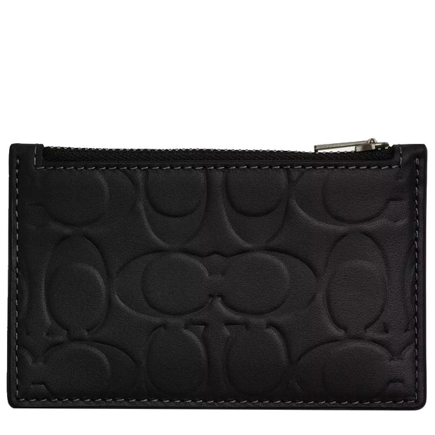 Buy Coach Zip Card Case In Signature Leather in Black CY906 Online in Singapore | PinkOrchard.com