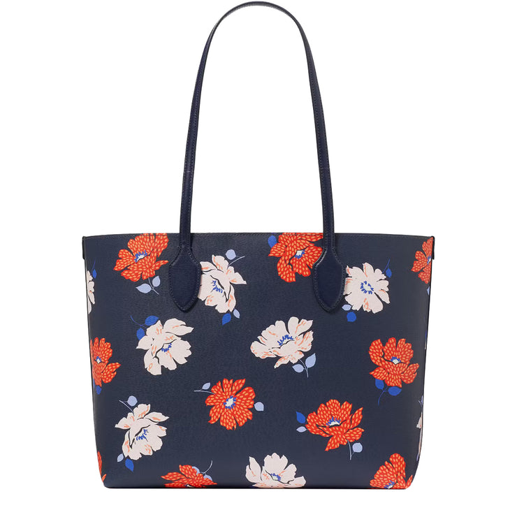 Buy Kate Spade Bleecker Dotty Floral Large Tote Bag in Parisian Navy Multi KF799 Online in Singapore | PinkOrchard.com