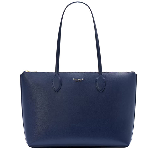 Buy Kate Spade Bleecker Large Zip-Top Tote Bag in Parisian Navy KC923 Online in Singapore | PinkOrchard.com