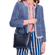 Buy Kate Spade Bleecker Medium Crossbody Tote Bag In Parisian Navy KC925 Online in Singapore | PinkOrchard.com