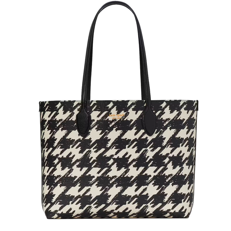 Buy Kate Spade Bleecker Painterly Houndstooth Large Tote Bag in Black Multi KD001 Online in Singapore | PinkOrchard.com