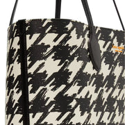 Buy Kate Spade Bleecker Painterly Houndstooth Large Tote Bag in Black Multi KD001 Online in Singapore | PinkOrchard.com