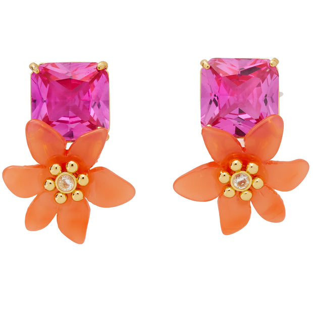 Buy Kate Spade Brighten Up Statement Studs Earrings in Pink/ Multi KH510 Online in Singapore | PinkOrchard.com