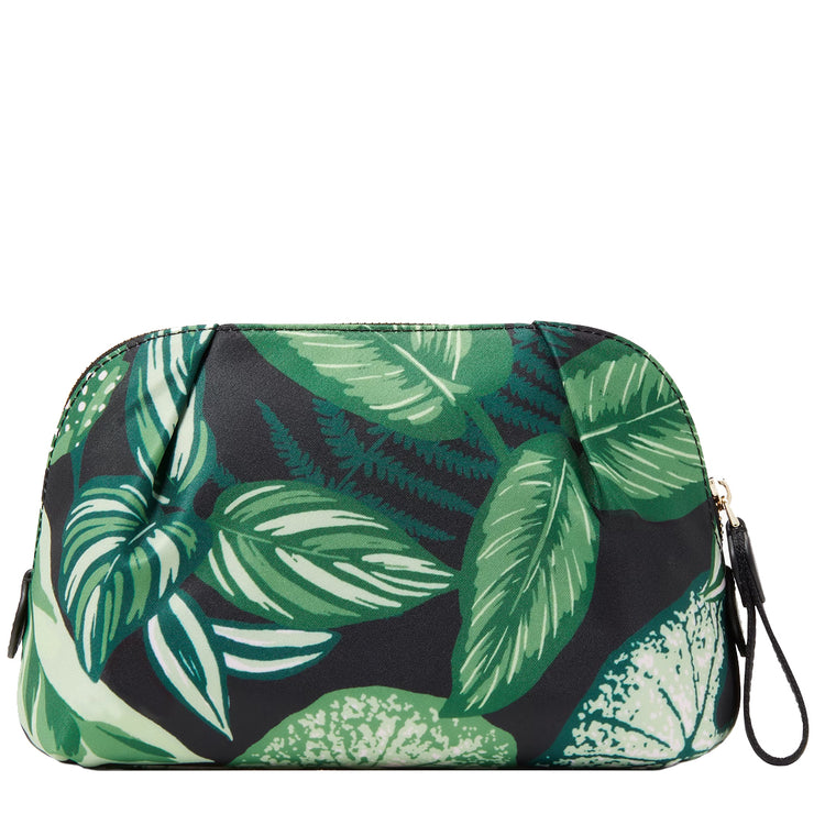 Kate Spade Chelsea Fern Foliage Cosmetic Bag in Green Multi KH748