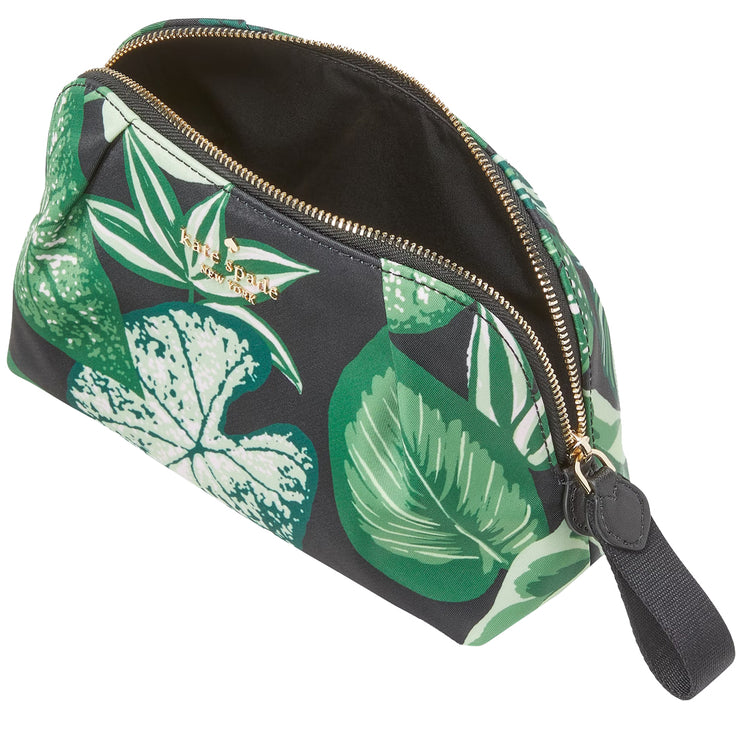 Kate Spade Chelsea Fern Foliage Cosmetic Bag in Green Multi KH748