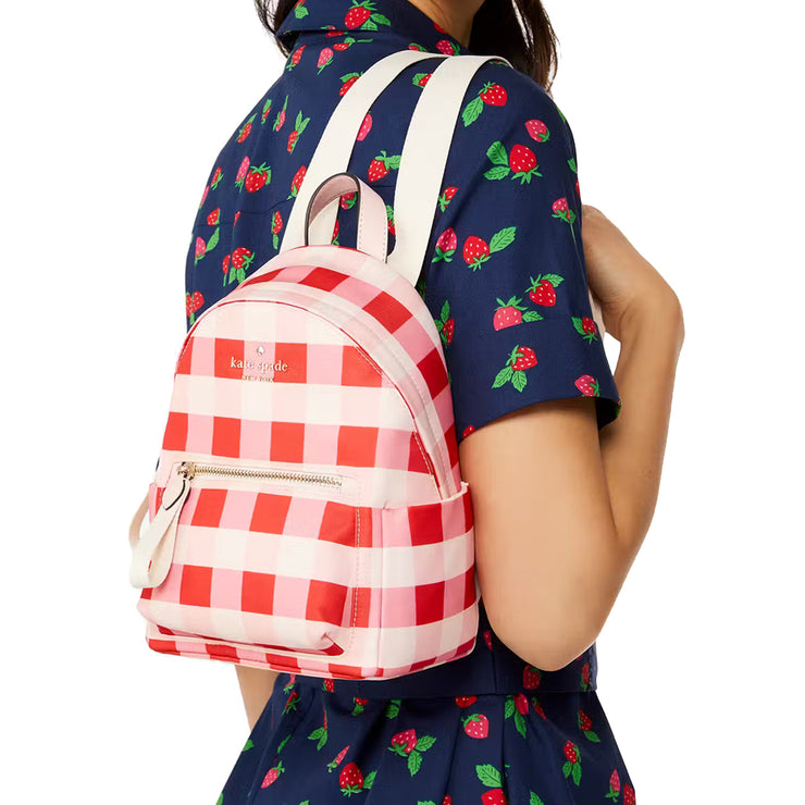 Coach gingham backpack hotsell