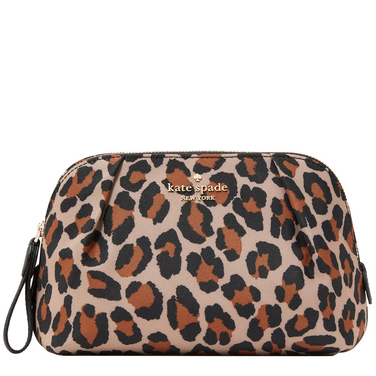 Buy Kate Spade Chelsea Spotted Leopard Cosmetic Bag in Brown Multi KH755 Online in Singapore | PinkOrchard.com