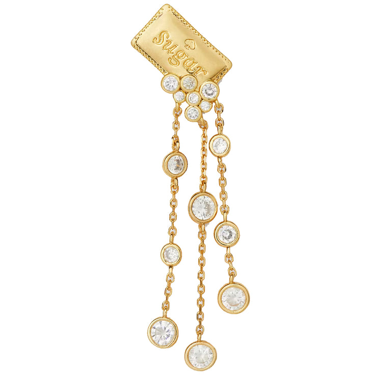 Buy Kate Spade Coffee Break Sugar Statement Earrings in Clear/ Gold kg165 Online in Singapore | PinkOrchard.com