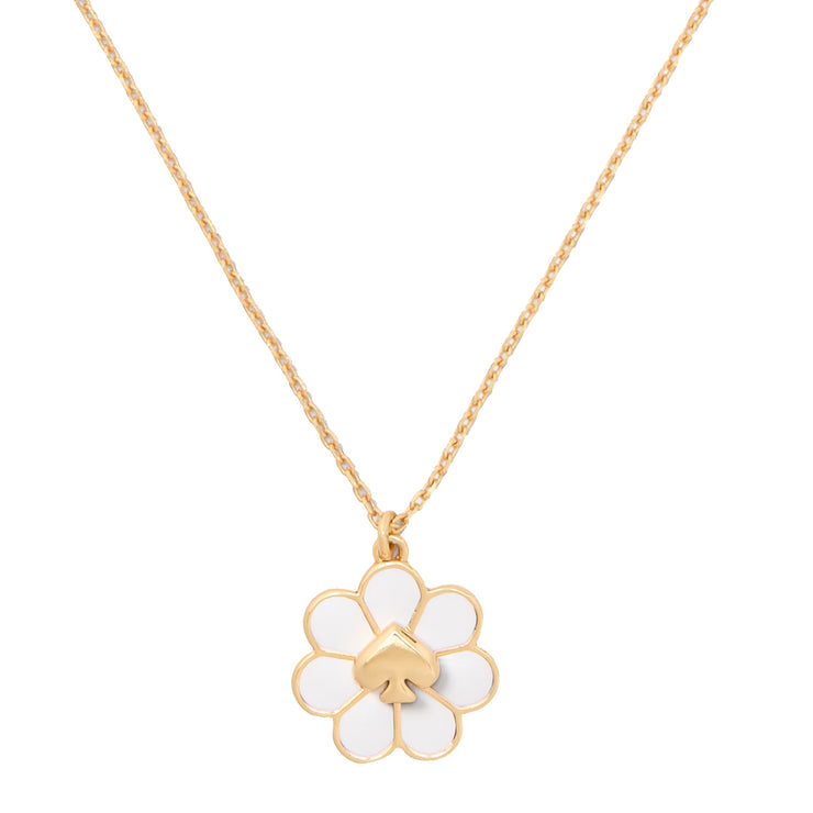 Buy Kate Spade Day Tripper Mini Pendant Necklace in White KH282 Online in Singapore | PinkOrchard.com