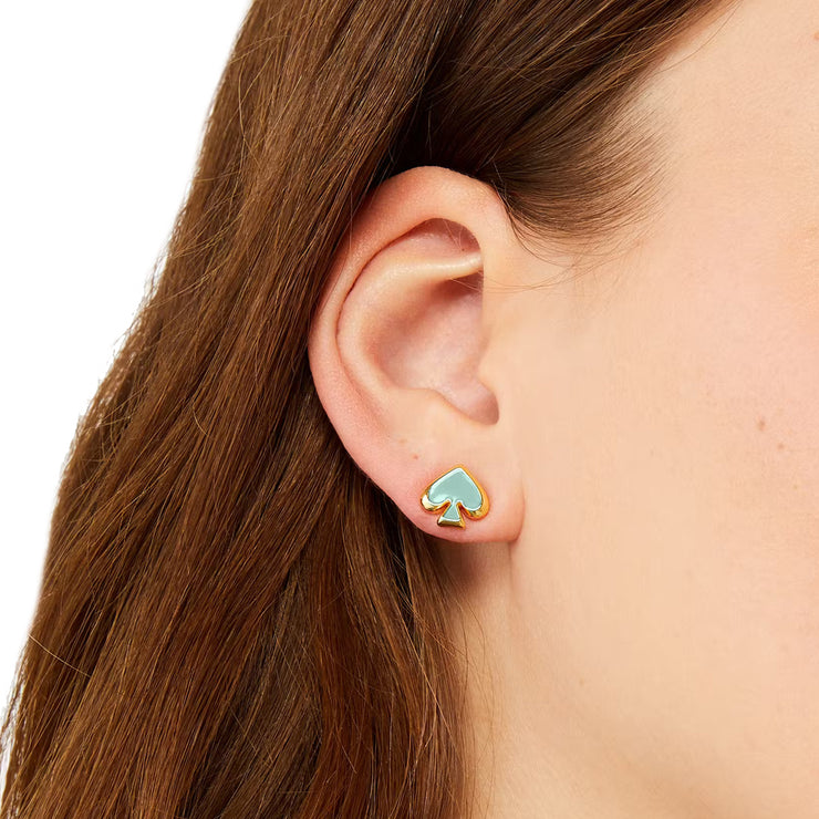 Buy Kate Spade Everyday Spade Enamel Studs Earrings in Crystal Blue O0RU3069 Online in Singapore | PinkOrchard.com