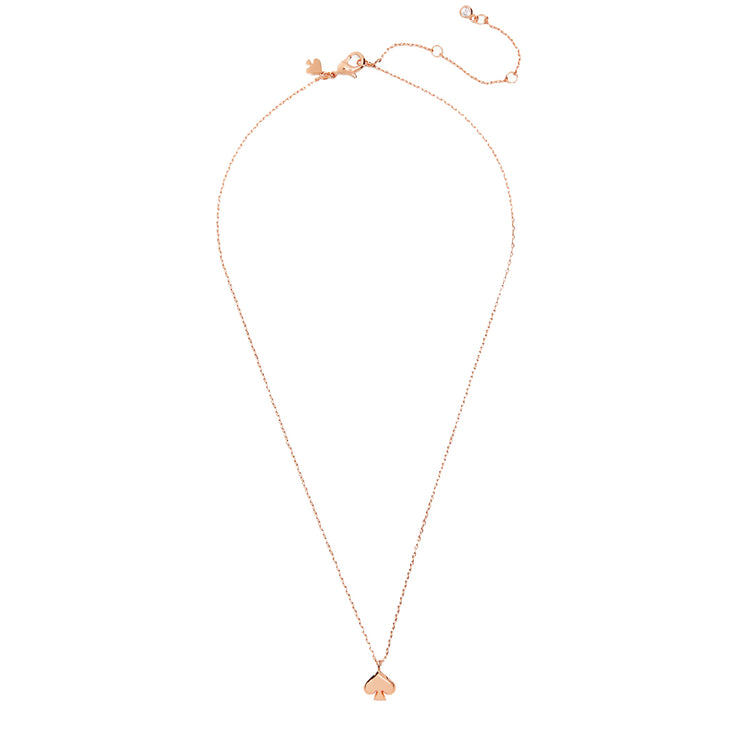 Buy Kate Spade Everyday Spade Metal Mini Pendant Necklace in Rose Gold o0ru3070 Online in Singapore | PinkOrchard.com