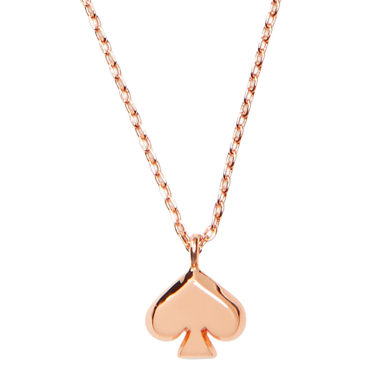 Buy Kate Spade Everyday Spade Metal Mini Pendant Necklace in Rose Gold o0ru3070 Online in Singapore | PinkOrchard.com