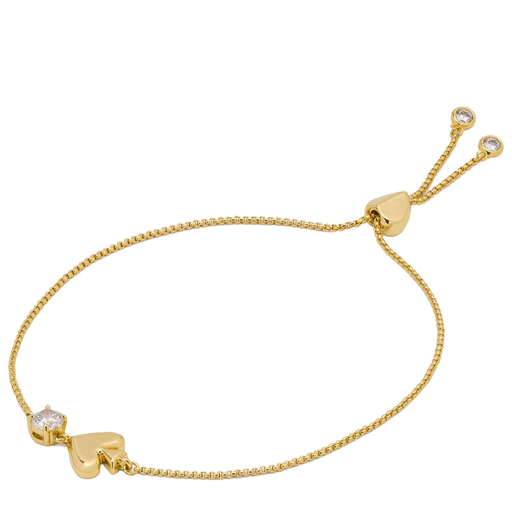 Buy Kate Spade Everyday Spade Stone Slider Bracelet in Clear/ Gold KK006 Online in Singapore | PinkOrchard.com