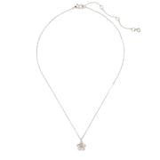 Buy Kate Spade Fleurette Pendant Necklace in Clear/ Silver KG311 Online in Singapore | PinkOrchard.com