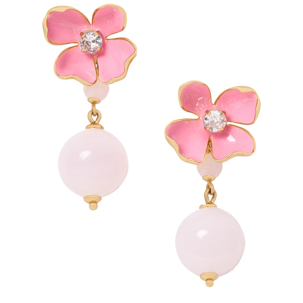 Buy Kate Spade Freshly Picked Drop Earrings in Pink Multi KH273 Online in Singapore | PinkOrchard.com