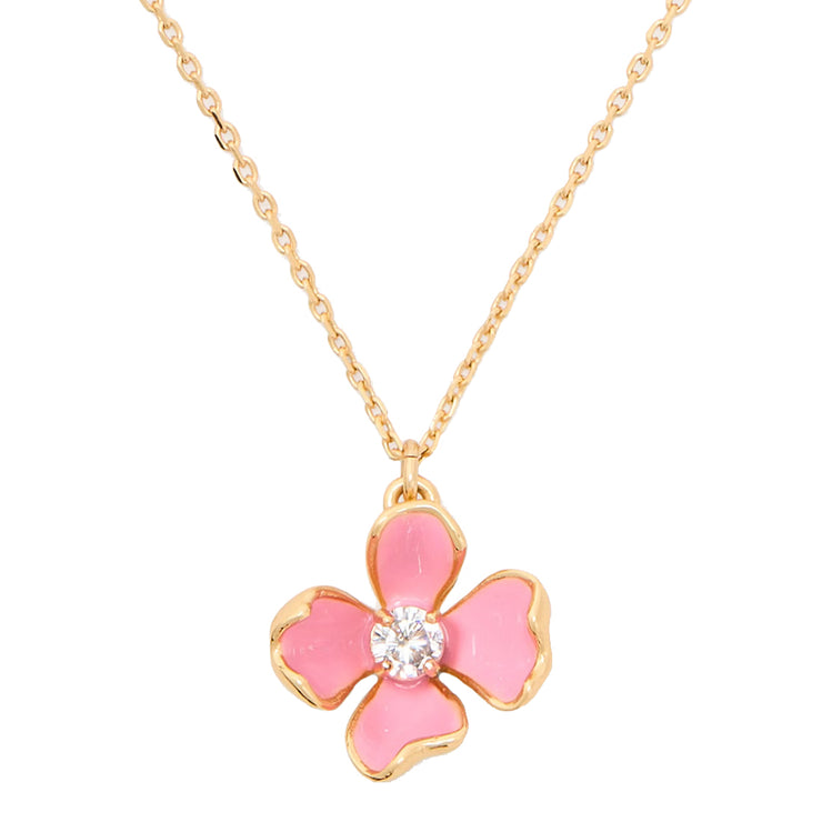 Buy Kate Spade Freshly Picked Mini Pendant Necklace in Pink KH276 Online in Singapore | PinkOrchard.com