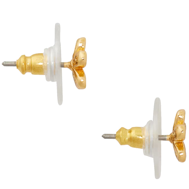 Buy Kate Spade Gleaming Gardenia Flower Studs Earrings in Clear/ Gold K6908 Online in Singapore | PinkOrchard.com