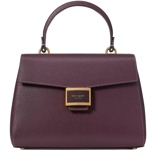 Kate Spade Katy Medium Top-Handle Bag in Deep Cherry K8863