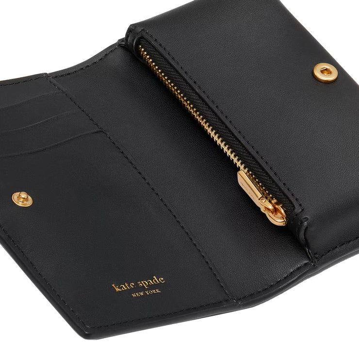 Buy Kate Spade Katy Small Bifold Snap Wallet in Black KE556 Online in Singapore | PinkOrchard.com