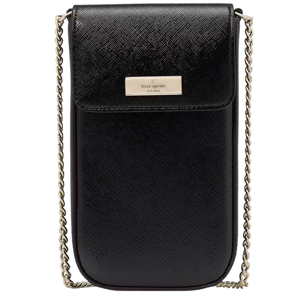 Buy Kate Spade Kenzie North South Flap Phone Crossbody Bag in Black KK038 Online in Singapore | PinkOrchard.com