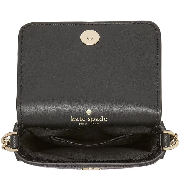 Buy Kate Spade Kenzie North South Flap Phone Crossbody Bag in Black KK038 Online in Singapore | PinkOrchard.com