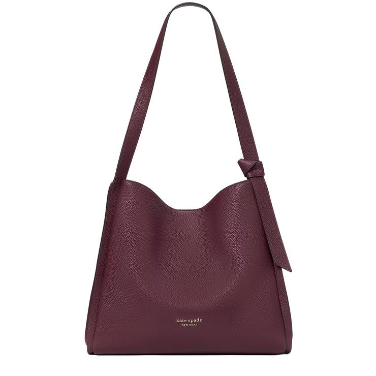 Buy Kate Spade Knott Large Shoulder Bag in Deep Cherry K4395 Online in Singapore | PinkOrchard.com