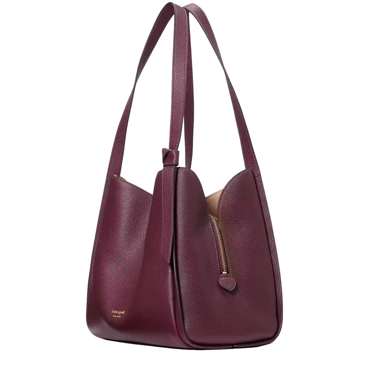 Buy Kate Spade Knott Large Shoulder Bag in Deep Cherry K4395 Online in Singapore | PinkOrchard.com