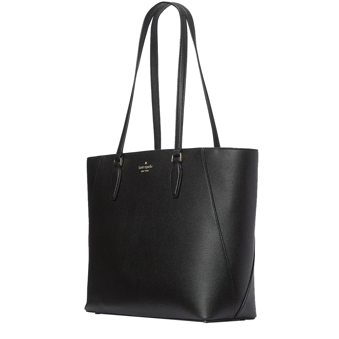 Kate spade black tote with bow best sale