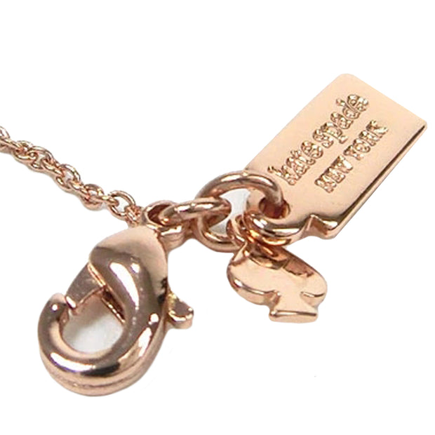 Buy Kate Spade Lady Marmalade Mini Pendant Necklace in Clear/ Rose Gold o0ru1139 Online in Singapore | PinkOrchard.com