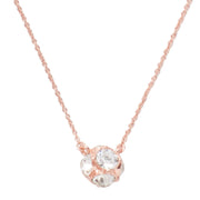 Buy Kate Spade Lady Marmalade Mini Pendant Necklace in Clear/ Rose Gold o0ru1139 Online in Singapore | PinkOrchard.com