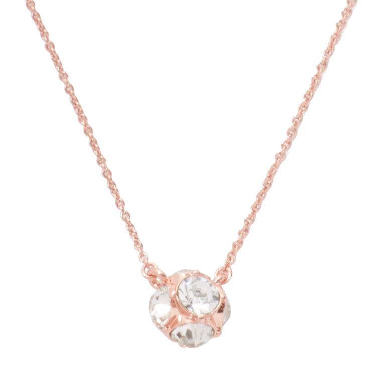 Buy Kate Spade Lady Marmalade Mini Pendant Necklace in Clear/ Rose Gold o0ru1139 Online in Singapore | PinkOrchard.com