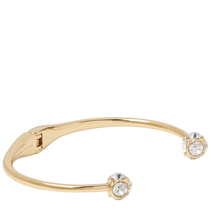 Buy Kate Spade Lady Marmalade Open Cuff Bracelet in Clear/ Gold o0ru1420 Online in Singapore | PinkOrchard.com