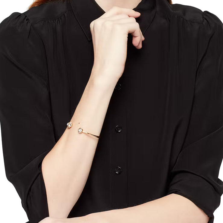 Buy Kate Spade Lady Marmalade Open Cuff Bracelet in Clear/ Gold o0ru1420 Online in Singapore | PinkOrchard.com