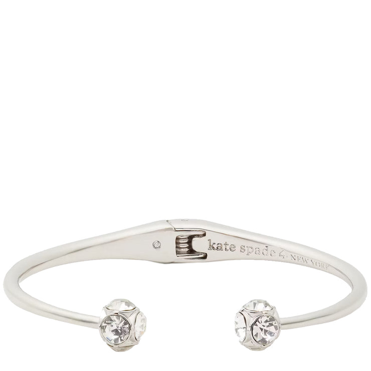 Buy Kate Spade Lady Marmalade Open Cuff Bracelet in Clear/ Silver o0ru1952 Online in Singapore | PinkOrchard.com