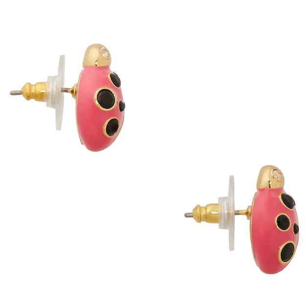 Kate Spade Ladybug Studs Earrings in Pink Multi kb460 – PinkOrchard.com