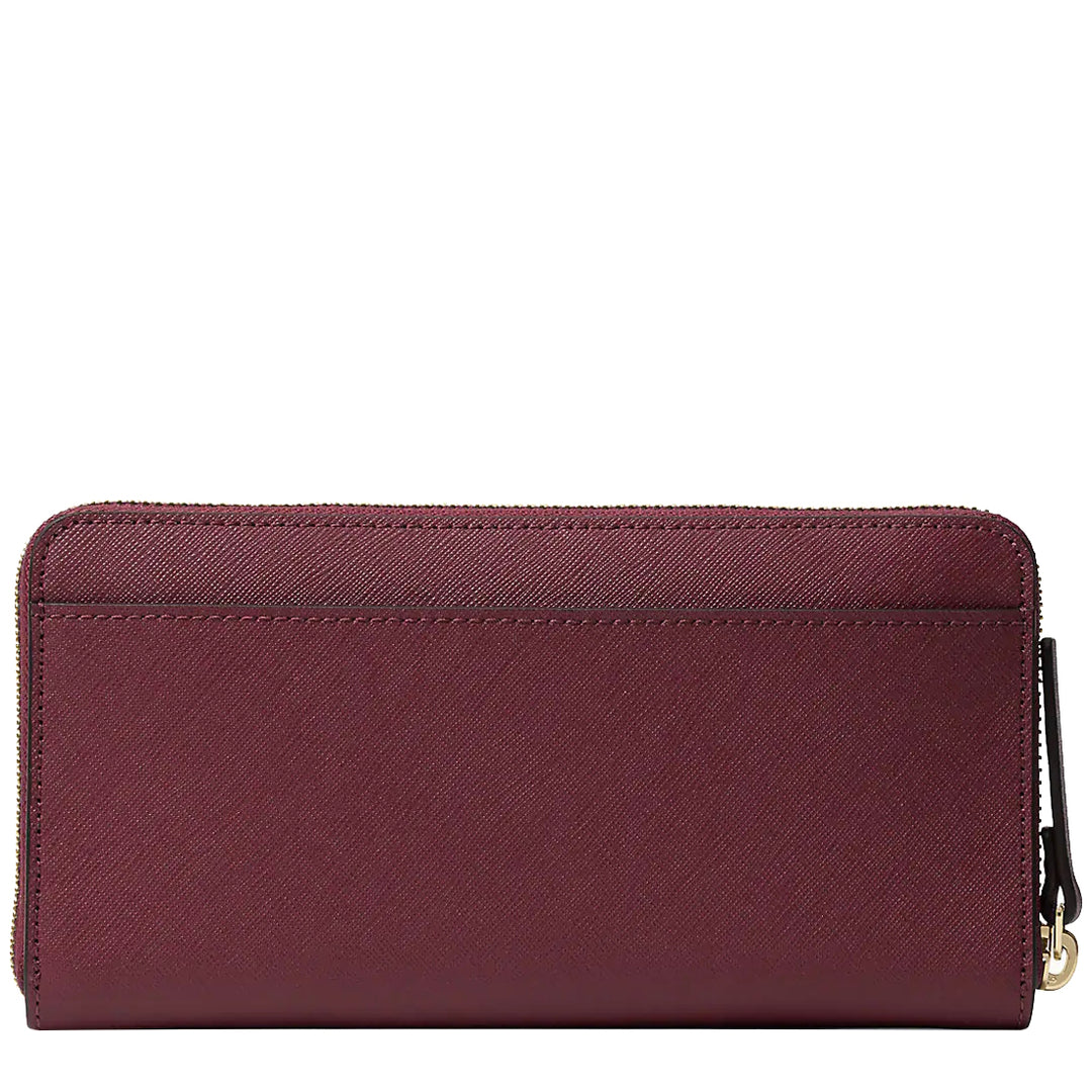 NEW Kate Spade Laurel Way Neda top Large Leather Wallet in Deep Berry