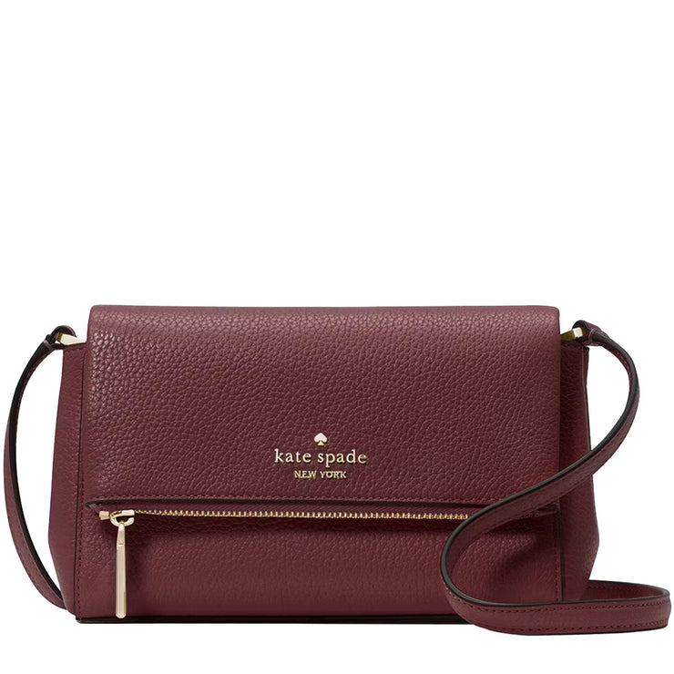 Buy Kate Spade Leila Mini Zip Crossbody Bag in Cherrywood KE487 Online in Singapore | PinkOrchard.com