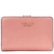 Buy Kate Spade Leila Medium Compact Bifold Wallet in Peachy Rose WLR00394 Online in Singapore | PinkOrchard.com