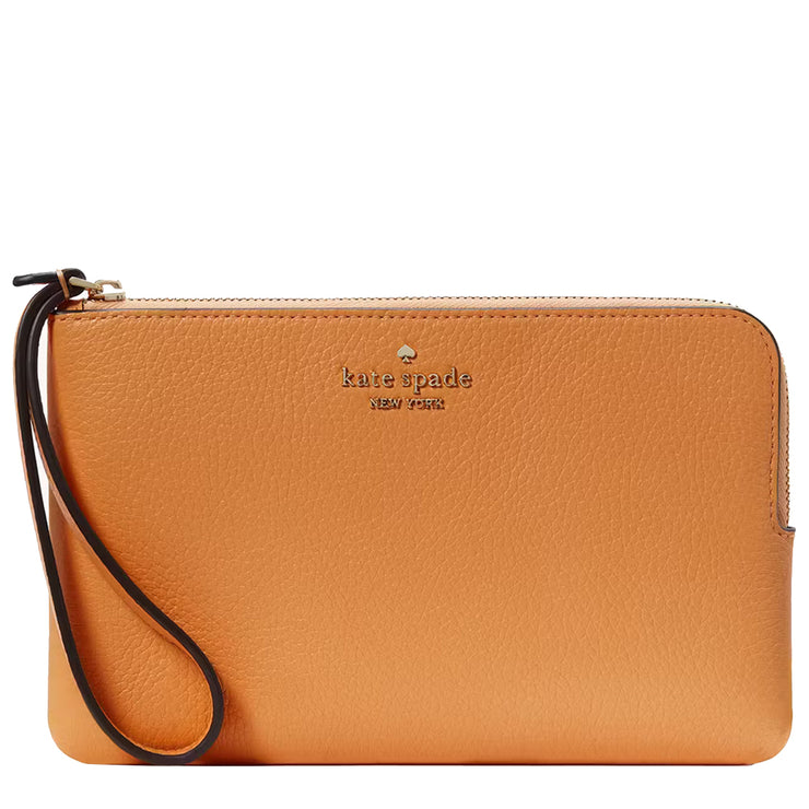 Buy Kate Spade Leila Medium L-Zip Wristlet in Orange Cream KE933 Online in Singapore | PinkOrchard.com