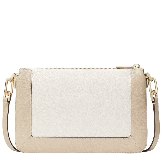 Buy Kate Spade Lena Colorblock Double Compartment Crossbody Bag  in Light Sand Multi KH444 Online in Singapore | PinkOrchard.com