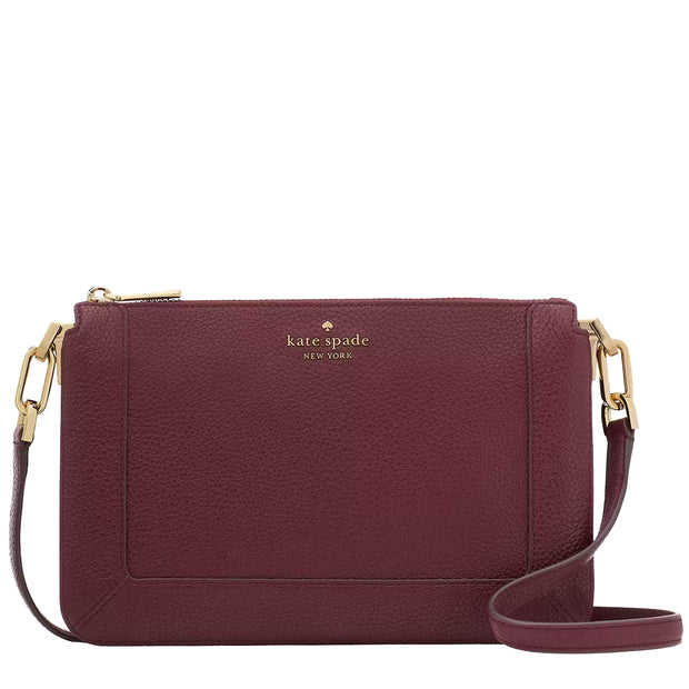 Buy Kate Spade Lena Double Compartment Crossbody Bag in Cherrywood KH430 Online in Singapore | PinkOrchard.com