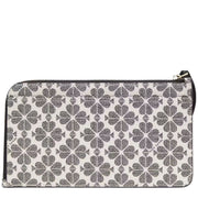 Buy Kate Spade Lucy Spade Flower Medium L-Zip Wristlet in Black Multi KG487 Online in Singapore | PinkOrchard.com