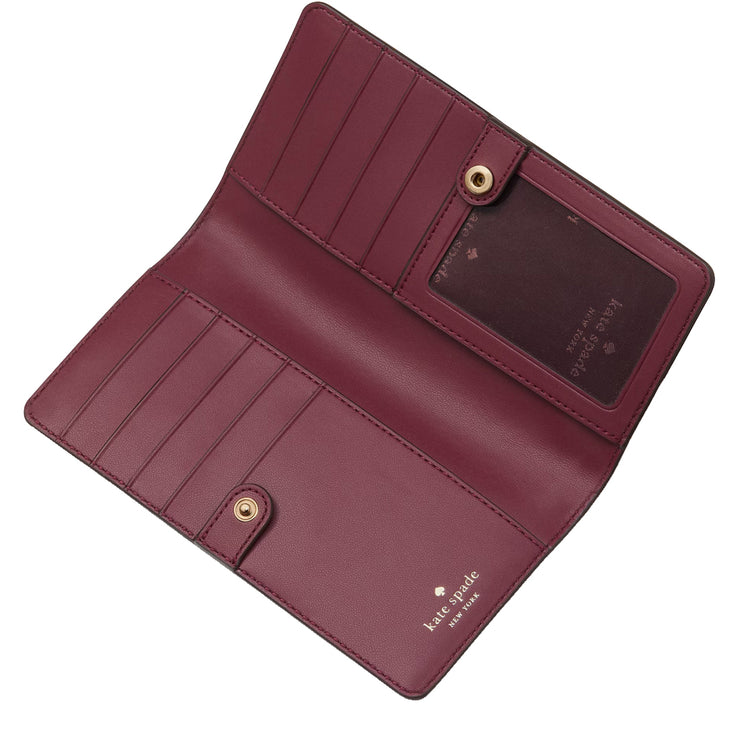 Buy Kate Spade Madison Large Slim Bifold Wallet in Berry Cream KI366 Online in Singapore | PinkOrchard.com