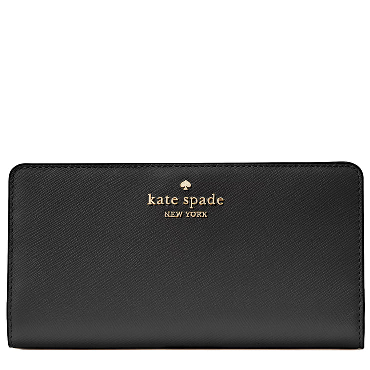 Buy Kate Spade Madison Large Slim Bifold Wallet in Black KI366 Online in Singapore | PinkOrchard.com